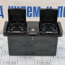Купить Ящик для мелочей Easterner C12201 340х135х190мм врезной из черного пластика с замком и 2-мя держателями стаканов 7ft.ru в интернет магазине Семь Футов