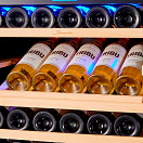 Купить Винный шкаф однозонный с демонстрационной полкой Libhof Sommelier SO-127 Silver 595х680х1397мм на 127 бутылок серебристый встраиваемый/отдельностоящий 7ft.ru в интернет магазине Семь Футов