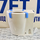 Купить Судовой унитаз/гальюн Matromarine Products Laguna 6600200924 24В 10А 340х405х410мм электрический вакуумный с микролифтом 7ft.ru в интернет магазине Семь Футов