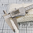 Купить Трос швартовый с огоном Santong Rope STMLW01 Ø10мм 10м из белого полиэстера 3-прядного плетения 7ft.ru в интернет магазине Семь Футов