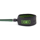 Купить Лиш страховочный для SUP-досок Ocean & earth Premium One-XT lp60xt-lime-6´0´´ 1850x7мм ремешок 38мм с мягкой подкладкой зеленый 7ft.ru в интернет магазине Семь Футов