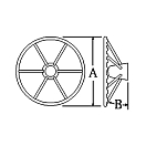 Купить Рулевое колесо Riviera VO1 620081000 350 мм из ударопрочного термопластика 7ft.ru в интернет магазине Семь Футов