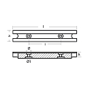 Купить Цинковый анод Tecnoseal 01115 203x36x16мм пластинчатый для двигателей Yamaha 40-100лс 7ft.ru в интернет магазине Семь Футов