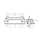 Купить Цинковый анод Tecnoseal 00735 118x37x25мм для двигателей Volvo Penta DPH, DPR 7ft.ru в интернет магазине Семь Футов
