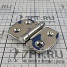 Купить Петля закругленная симметричная дверная Haice 19190721 83x57x5мм из нержавеющей стали AISI 316 7ft.ru в интернет магазине Семь Футов