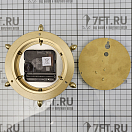 Купить Часы Nauticalia Neptune 5224 Ø125мм 155x155x50мм из латуни 7ft.ru в интернет магазине Семь Футов