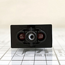 Купить Выключатель клавишный Marina TOP ON-OFF-ON 12/24В 20/10А IP66 однополюсный с двумя светодиодами без клавиши, Osculati 14.212.04 7ft.ru в интернет магазине Семь Футов