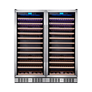 Купить Винный шкаф двухзонный с двумя дверцами Libhof Sommelier SOD-254 Silver 1190х680х1397мм на 254 бутылки серебристый встраиваемый/отдельностоящий 7ft.ru в интернет магазине Семь Футов