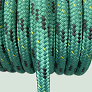 Купить Трос двойного плетения из полиэстера Benvenuti AB/05-* Ø12мм зеленый с черно-желтой сигнальной прядью 7ft.ru в интернет магазине Семь Футов