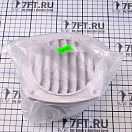 Купить Решетка вентиляционная/воздухозаборник 126x126x76мм с патрубком для трубы Ø102мм из белого АБС-пластика, Osculati 53.273.03 7ft.ru в интернет магазине Семь Футов