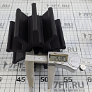 Купить Импеллер/крыльчатка с двумя лысками Finnord 2726153 Ø117,6x88,9мм посадочное Ø25,4мм 9 лопастей из чёрного неопрена для Jabsco 7ft.ru в интернет магазине Семь Футов