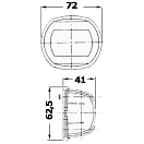 Купить Топовый огонь Sphera Design Compact 12 белый 225° 12В 10Вт для судов до 12м в корпусе из нержавеющей стали AISI316, Osculati 11.406.03 7ft.ru в интернет магазине Семь Футов