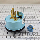 Купить Индикатор давления масла Faria Chesapeake Black Style 2" 14724 Ø52мм 12В 10-180Ом 0-5бар(0-60psi) черный/синий 7ft.ru в интернет магазине Семь Футов