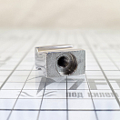 Купить Ручка-кнопка прямоугольная с кольцом Ø25мм толщина стенки 15-25мм из нержавеющей стали AISI316, Osculati 38.182.88 7ft.ru в интернет магазине Семь Футов