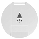 Купить Палубный душ Plastimo EZ Water 69171 Ø96х100мм вырез Ø70мм шланг 3м из хромированного пластика с белым корпусом из АБС-пластика и круглой мягкой крышкой из белого термопластичного эластомера 7ft.ru в интернет магазине Семь Футов