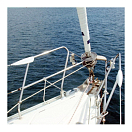 Купить Чехол на леер из полиуретана Lalizas Ocean Sail Defender 197759 320 х 70 х 65 мм белый для защиты паруса 7ft.ru в интернет магазине Семь Футов