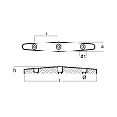 Купить Цинковый пластинчатый анод Tecnoseal 00204GALE 210x29x20мм 7ft.ru в интернет магазине Семь Футов