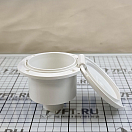 Купить Встраиваемый бокс для судового душа/смесителя Classic Evo Ø95мм с крышкой из белого пластика, Osculati 15.900.13 7ft.ru в интернет магазине Семь Футов