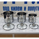 Купить Набор кастрюль из нержавеющей стали LTC Smart Pot 2019 3 штуки в комплекте 7ft.ru в интернет магазине Семь Футов