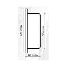 Купить Часы кварцевые судовые ANVI Termometros 32.0215 Ø120/95x40мм из полированной нержавеющей стали AISI 304L с арабскими цифрами 7ft.ru в интернет магазине Семь Футов
