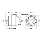 Купить Помпа/насос гидравлический Lecomble&Schmitt 35HB 2201105 35см3/об для рулевого колеса до Ø520мм с обратным клапаном 7ft.ru в интернет магазине Семь Футов