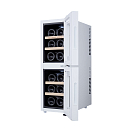 Купить Винный шкаф термоэлектрический двухзонный Libhof Amateur APD-12 White 254х514х731мм на 12 бутылок белый с белой подсветкой 7ft.ru в интернет магазине Семь Футов