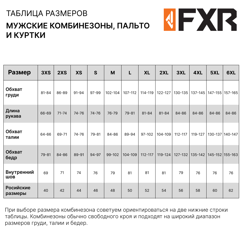 Купить Комбинезон FXR CX F.A.S.T. с утеплителем XS OEM: 232803-1012-04 в интернет магазине Семь Футов