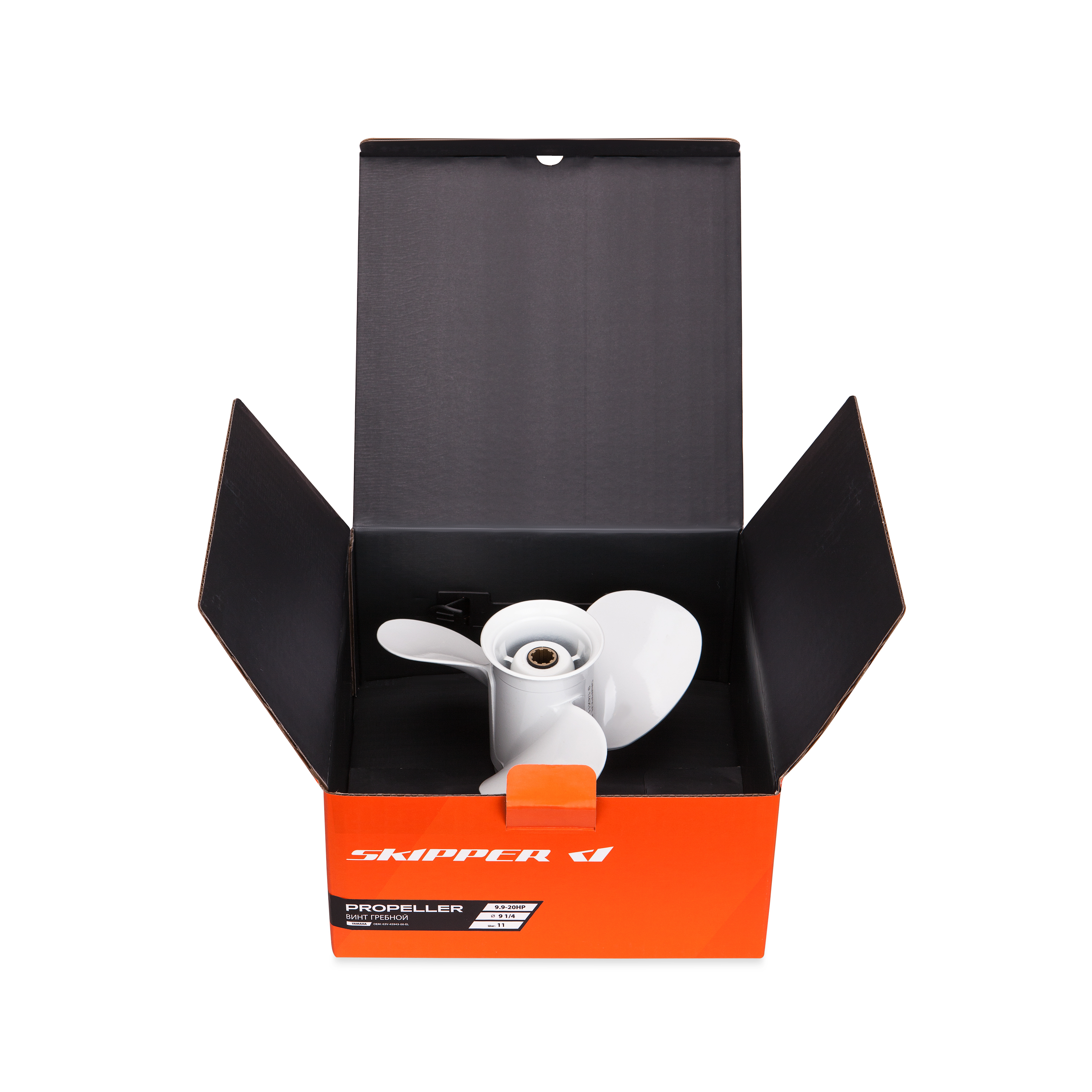 Купить Винт гребной  Skipper для Yamaha 8-20HP алюминиевый, диаметр - 9 1/4", шаг 11" OEM: SK63V-45943-00-EL_UC в интернет магазине Семь Футов