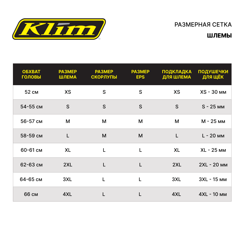 Купить Шлем Klim F3 без подогрева M OEM: 3769-002-130-005 в интернет магазине Семь Футов