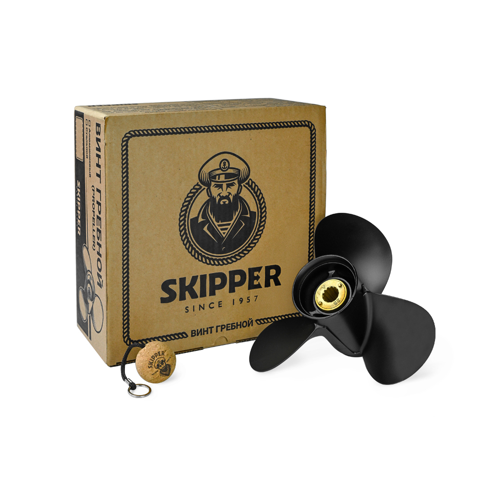 Купить Винт гребной  Skipper для Mercury 25-60HP, диаметр 10" алюминиевый, лопастей - 3, шаг 17" OEM: SK48-73144A45/48-73144A45 в интернет магазине Семь Футов
