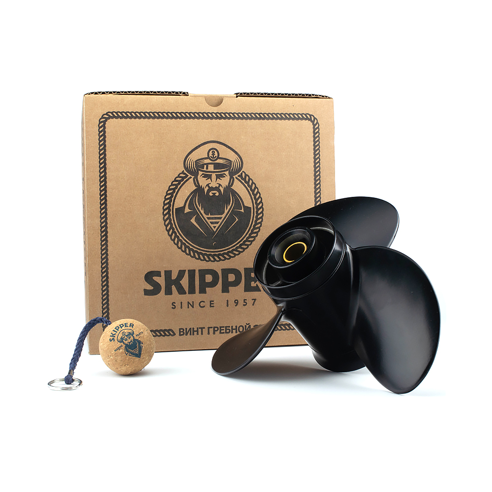 Купить Винт гребной  Skipper для Suzuki 40-60HP, диаметр 11 3/8" алюминиевый, лопастей - 3, шаг 14" OEM: SK58100-95353-019/58100-95353-019 в интернет магазине Семь Футов