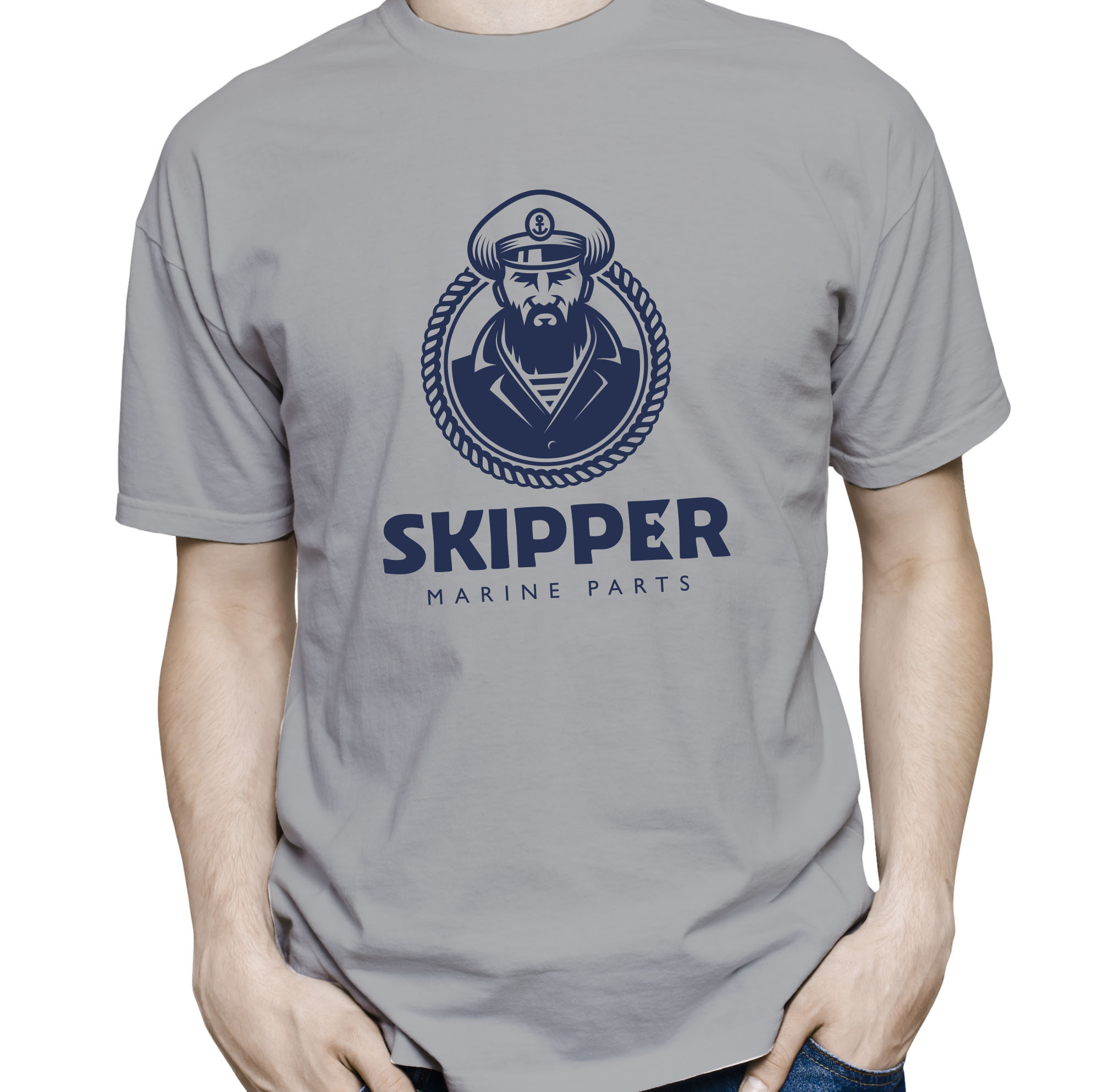 Купить Футболка Skipper 2XL OEM: 001-SKIPPER-MELANGE-2XL в интернет магазине Семь Футов