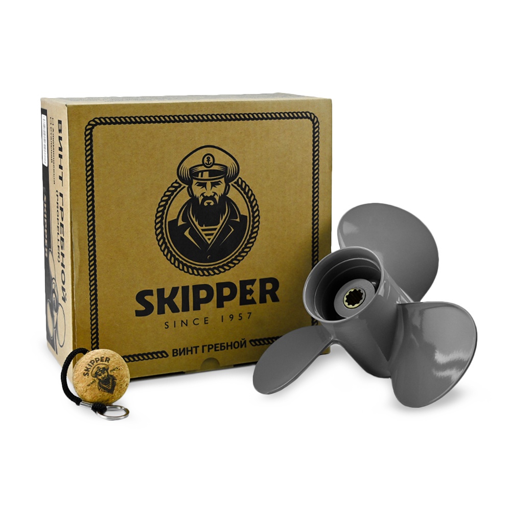 Купить Винт гребной  Skipper для Honda 25-30HP, диаметр 9,9" алюминиевый, лопастей - 3, шаг 13" OEM: SK2853-3099-13 в интернет магазине Семь Футов