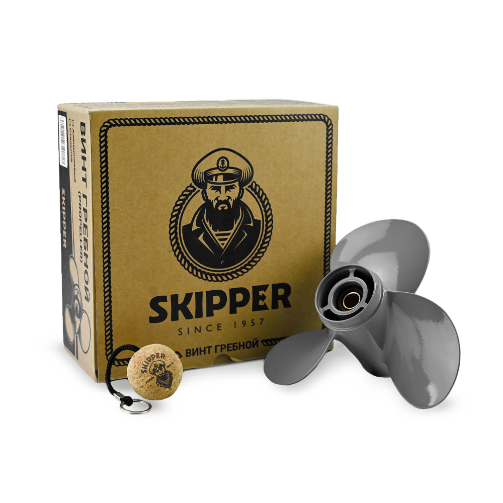 Купить Винт гребной Skipper для Honda 8-20, диаметр 9 1/4" алюминиевый, лопастей - 3, шаг 9" OEM: SK1223-3093-09 в интернет магазине Семь Футов
