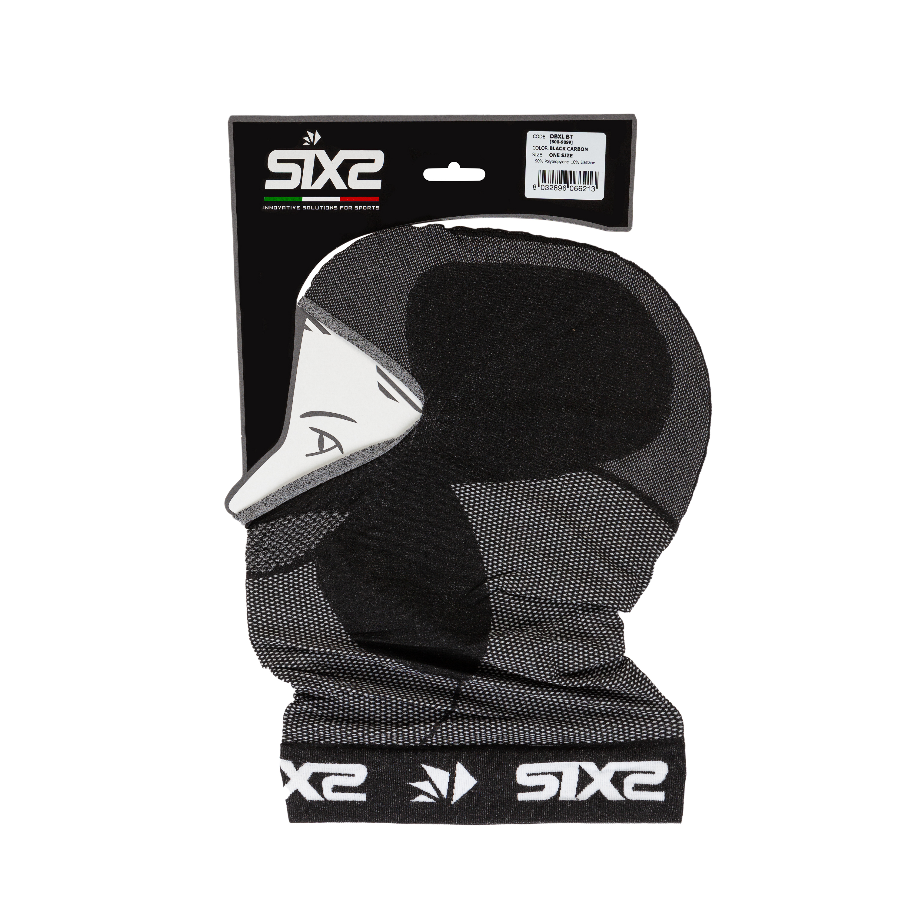 Купить Балаклава SIXS DBXL BT Black Carbon, One Size OEM: DBXL-UN---NE в интернет магазине Семь Футов