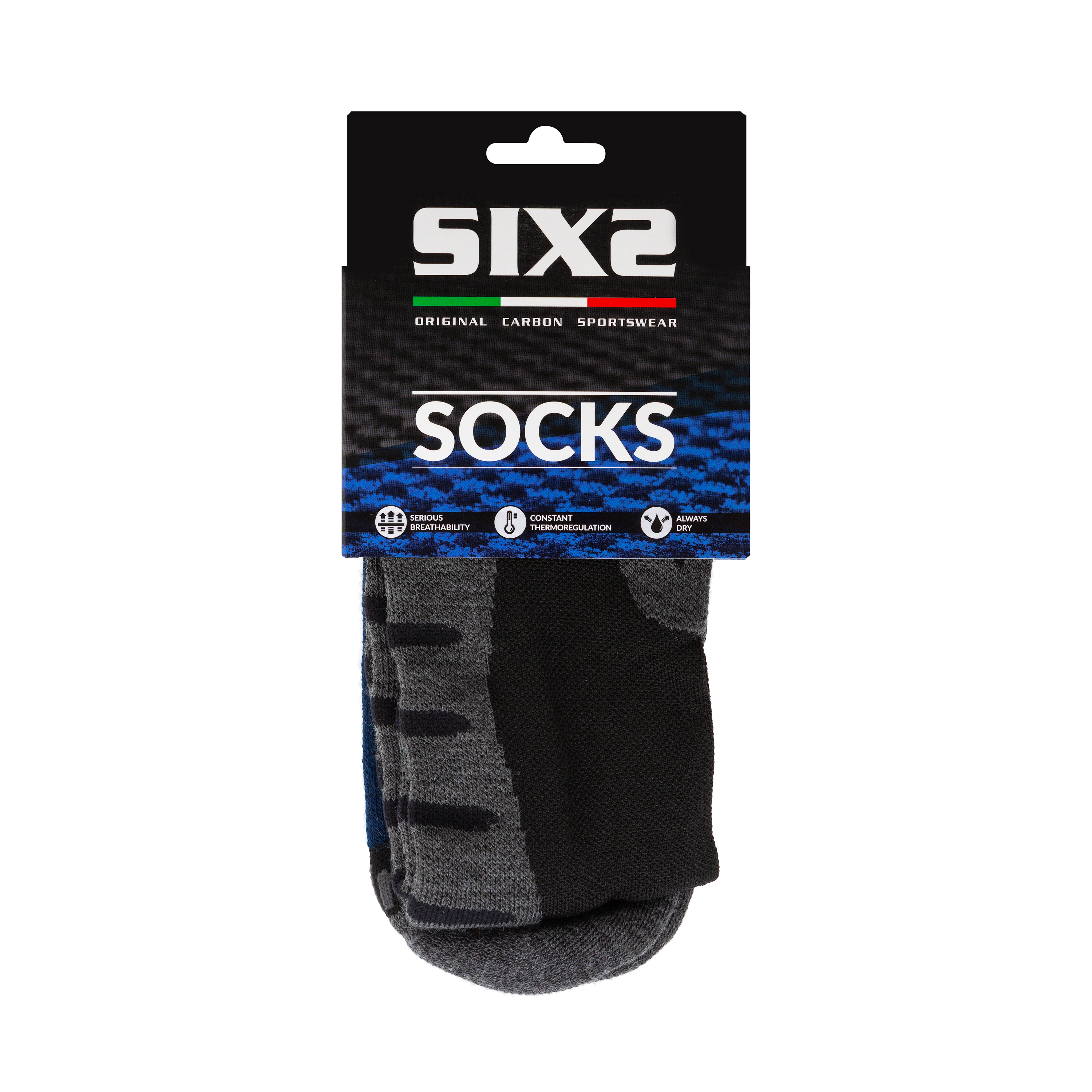 Купить Носки SIXS MOT2 MERINOS WOOL 40 - 43 OEM: M2ME-II-NEGR в интернет магазине Семь Футов