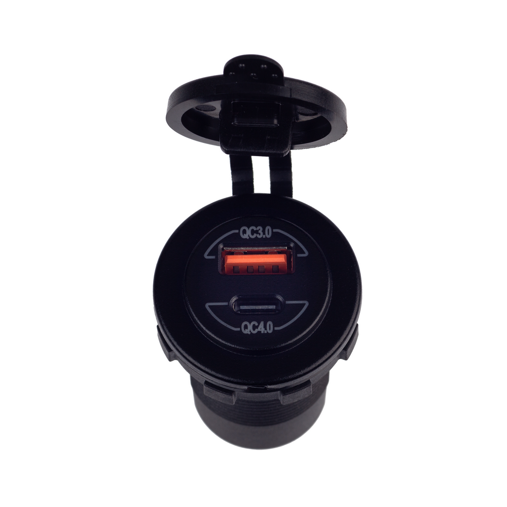 Купить Разъем USB Skipper QC3.0 36 Вт + PD60 Вт OEM: SK51881-1 в интернет магазине Семь Футов