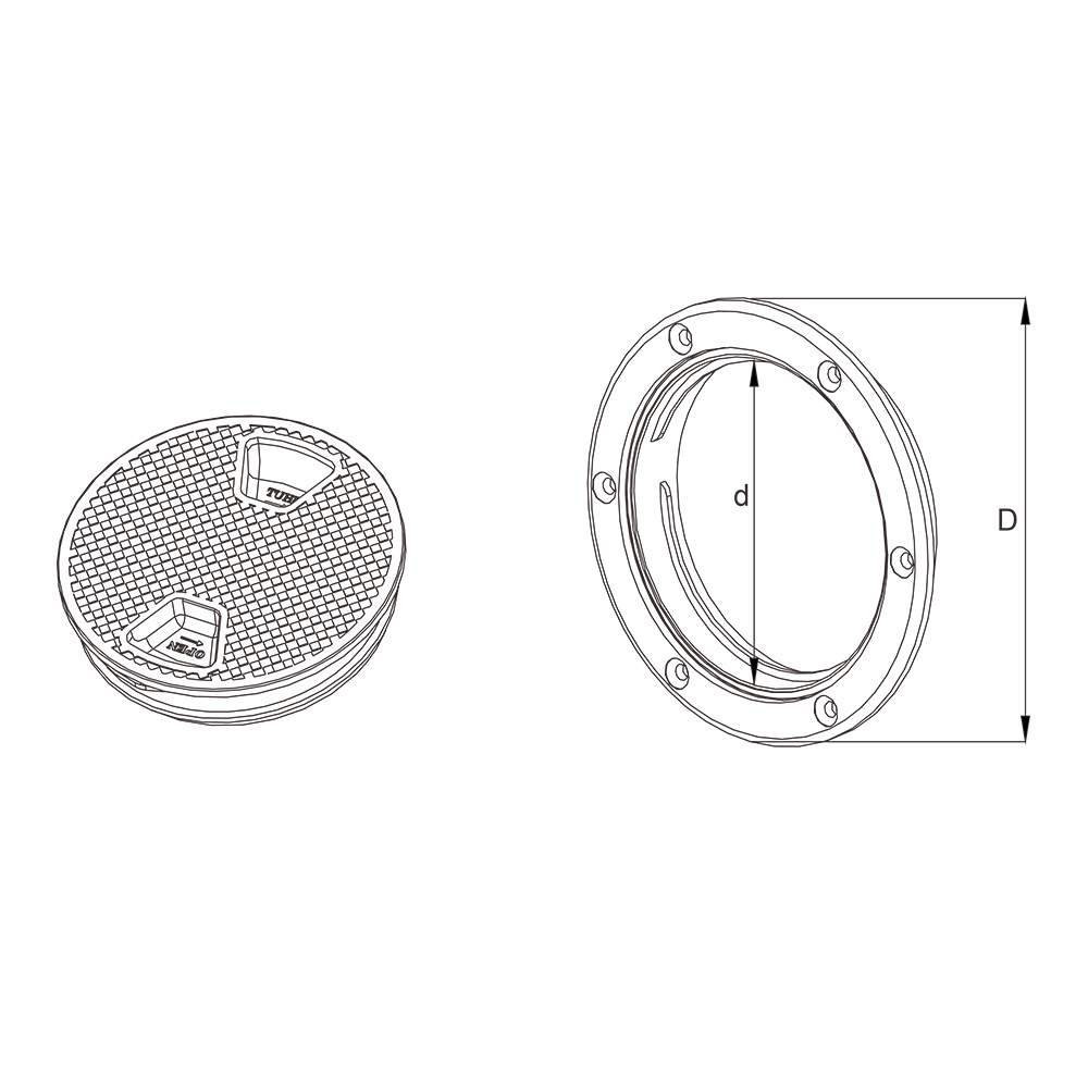 Купить Люк SeaFlo палубный 101 (143) мм OEM: SFRH1-004-01_Pack в интернет магазине Семь Футов
