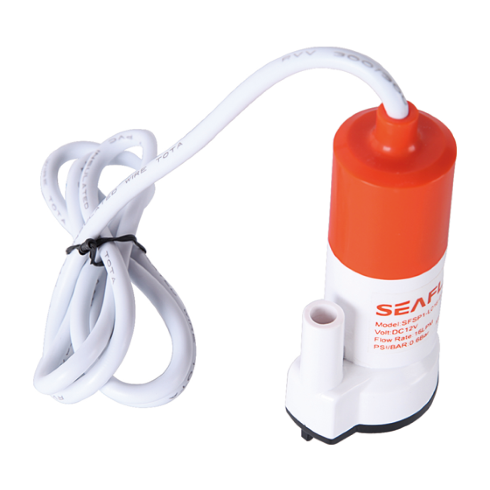 Купить Помпа водооткачивающая SeaFlo погружная, 12V 16 л/мин OEM: SFSP1-L016-01_Pack в интернет магазине Семь Футов