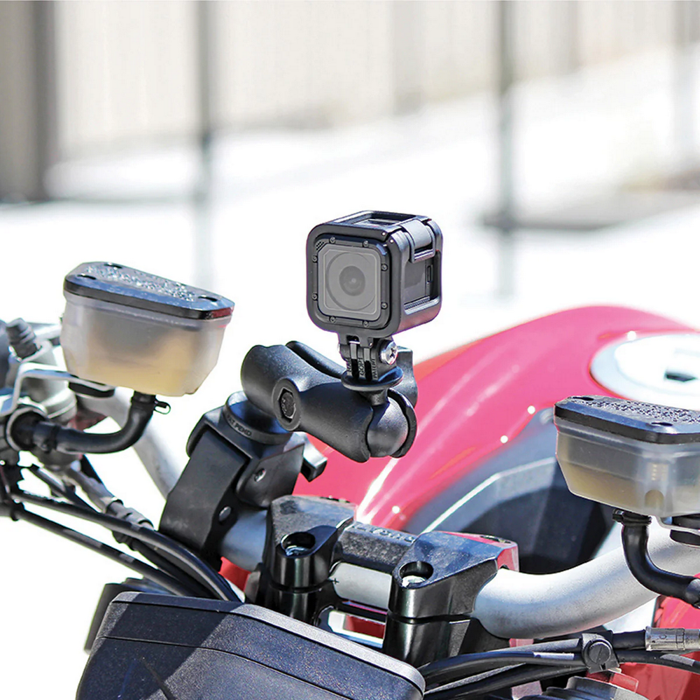 Купить Крепление для GoPro RAM MOUNTS со струбцина 16-29 мм, двойное шаровое крепление OEM: RAP-B-400-GOP1U в интернет магазине Семь Футов