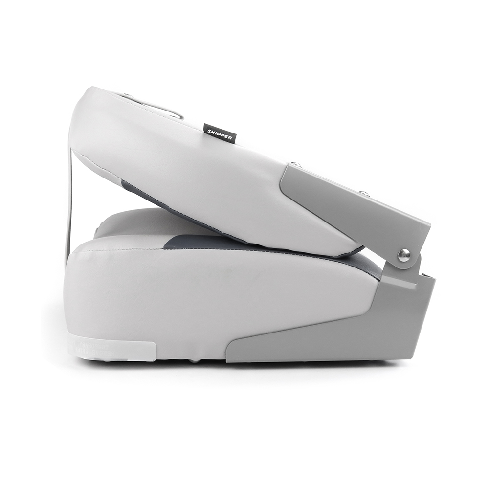 Купить Кресло складное с мягкими накладками, серый/угольный OEM: SK75101GC в интернет магазине Семь Футов