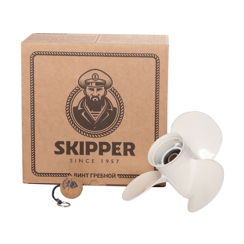 Купить Винт гребной Skipper Yamaha 40-55, диаметр 11 3/4" алюминиевый, лопастей - 3, шаг 10" OEM: SK663-45954-01-EL/663-45954-01-EL в интернет магазине Семь Футов