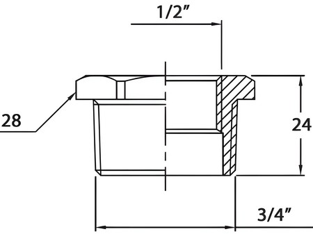 Perekhodnik pryamoj Maestrini 7241ExD 34x12 iz latuni.jpg