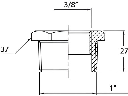 Perekhodnik pryamoj Maestrini 7241FxC 1x38 iz latuni.jpg