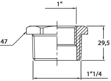 Perekhodnik pryamoj Maestrini 7241GxF 1 14x1 iz latuni.jpg