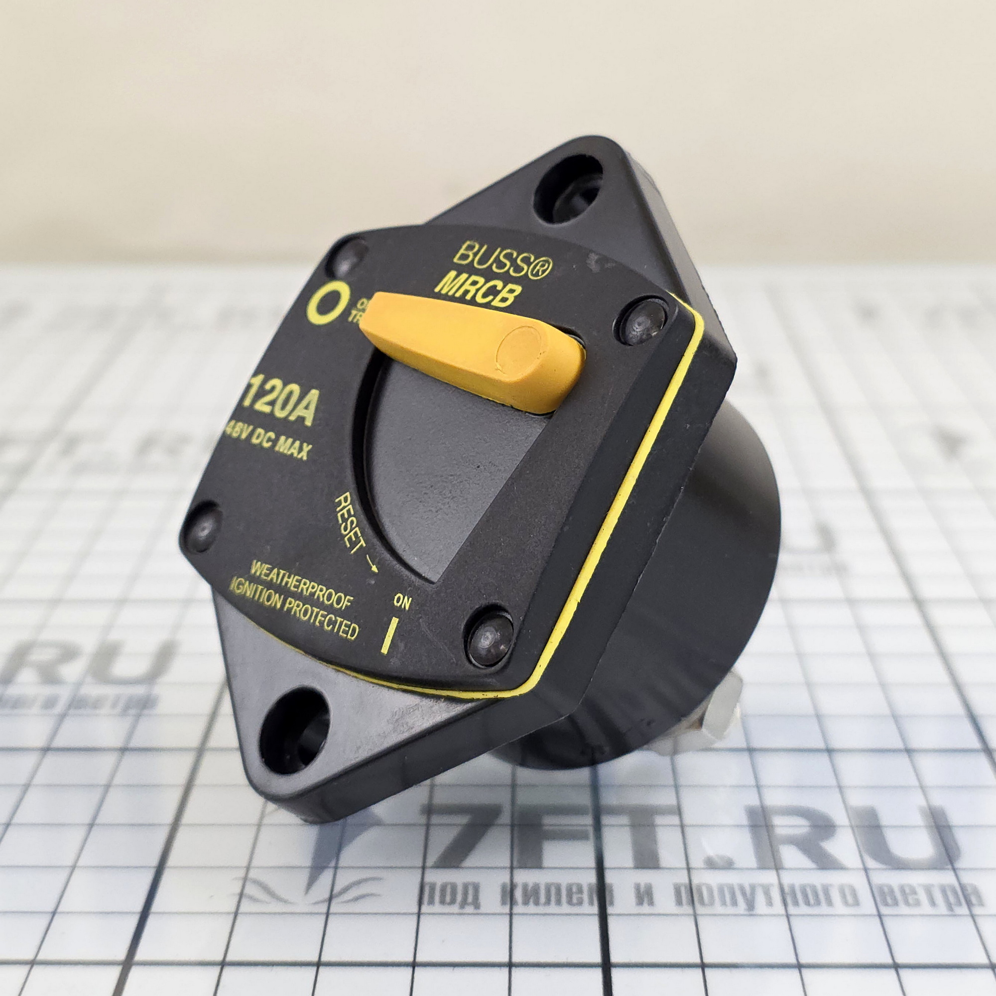 Купить Автоматический выключатель Blue Sea 187-Series 7046 48В 120А 7ft.ru в интернет магазине Семь Футов