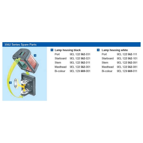 Купить Комбинированный огонь Hella marine 1NM 2LT 003 562-145 12В 10Вт красный/зеленый свет из белого водостойкого пластика для лодок длиной до 7м 7ft.ru в интернет магазине Семь Футов