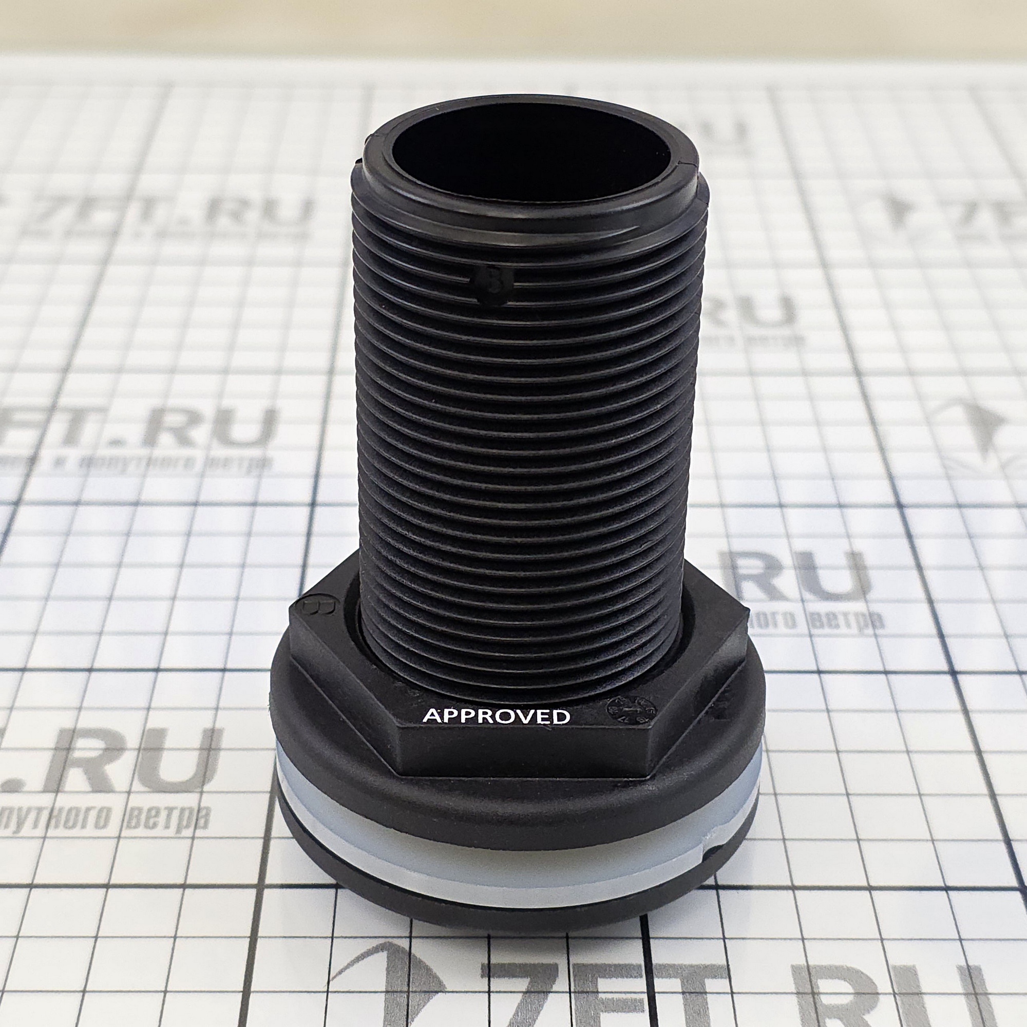 Купить Кингстон TruDesign Domed 90420 1"1/4 BSP Ø30мм из чёрного нейлона армированного стекловолокном 7ft.ru в интернет магазине Семь Футов