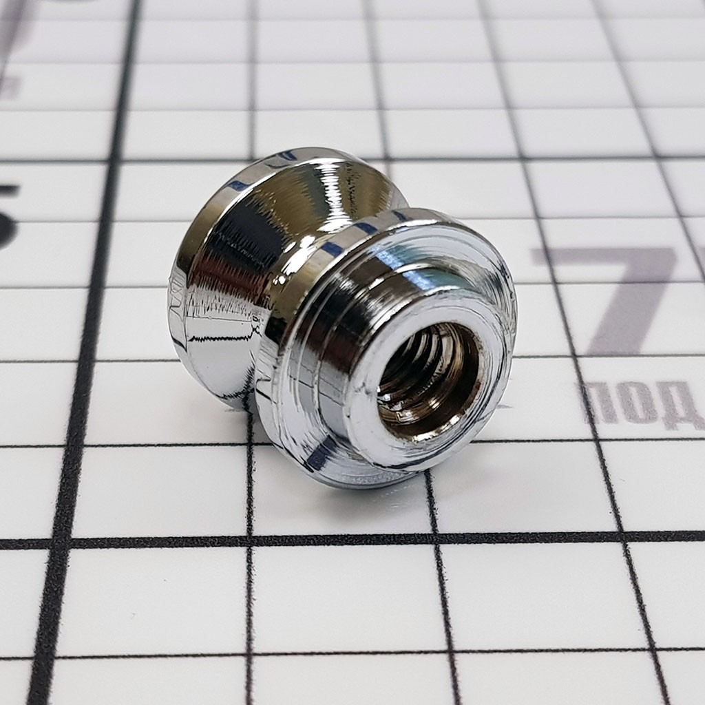 Купить Кнопка для замка из хромированной латуни Roca 421600 16 мм 7ft.ru в интернет магазине Семь Футов