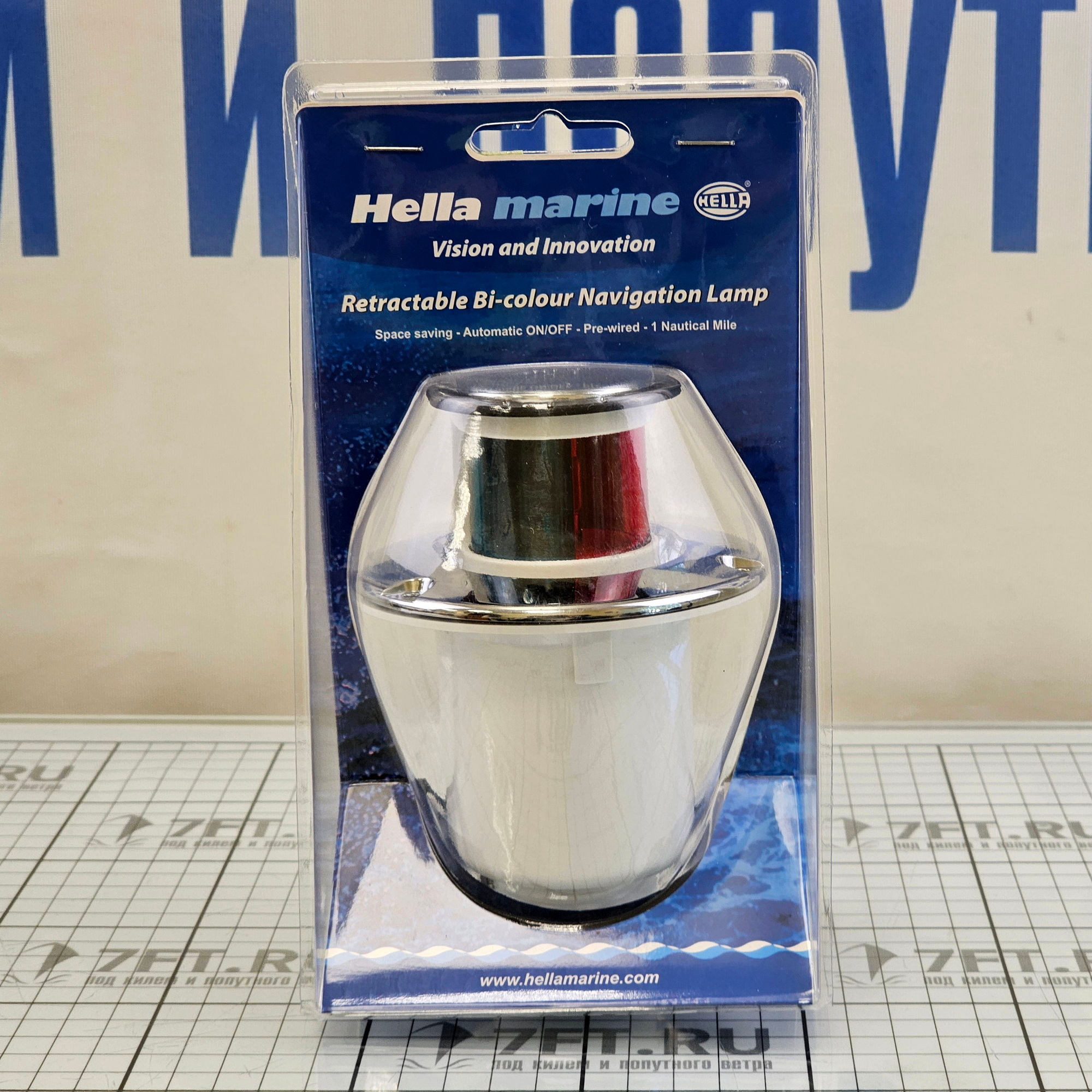 Купить Комбинированный ходовой огонь врезной Hella Marine Naviflex 2LT 995 006-041 Ø72х176мм 12В 5Вт 1 миля красный/зеленый хромированный из пластика 7ft.ru в интернет магазине Семь Футов